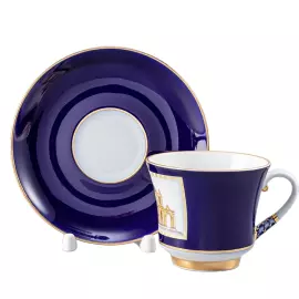 Banquet tea set with the pattern "Classics of St. Petersburg" for 6 persons (20 items)